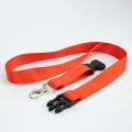 Onbedrukte keycord met plastic gesp