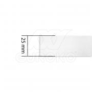 25mm Geribbeld - +€ 0,050 (+€ 0,062 Incl. BTW)