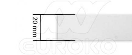 20mm Geribbeld - +€ 0,040 (+€ 0,049 Incl. BTW)